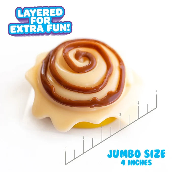 Mushmeez TABA Squishies 4 Inch Cinnamon Roll Squishy Sensory Toy