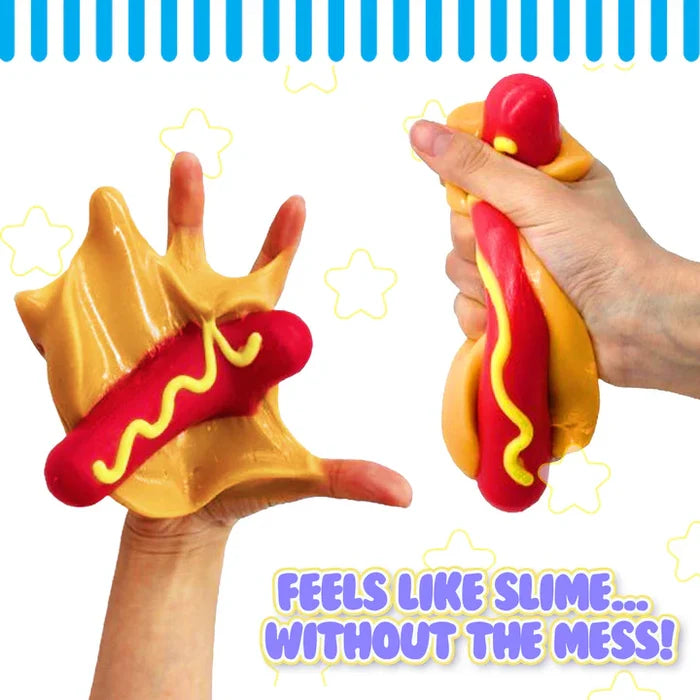 Mushmeez TABA Squishies 4.5 Inch Hot Dog Squishy Sensory Toy