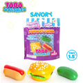 Mushmeez Yummy Minis 1.5 Inch Layered Taba Squishies - SAVORY 3 Pack