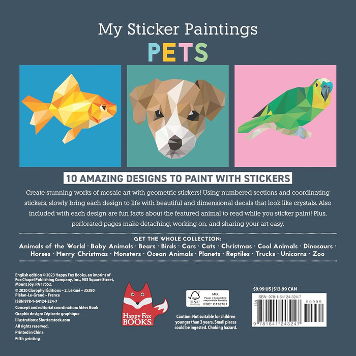 My Sticker Paintings Pets -  Sticker Activity Book