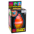 Nee Doh Nice Cream Cone 3.5 Inch Squish Ball Fidget Toy - Choose Your Color