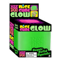 Nee Doh Nice Cube GLOW 2.5 Inch Squish Ball Fidget Toy