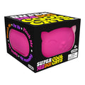 Nee Doh Super Cool Cats 4.5 Inch Squish Ball Fidget Toy - Choose Your Color