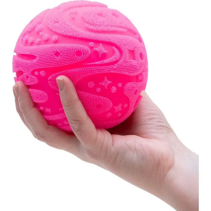 Nee Doh Super Fuzz Ball 4.5 Inch Squish Ball Fidget Toy