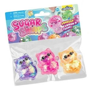 ORB 1.5 Inch Sugar Swaps™ Triplets 3 Pack Squishy Sensory Toy - Assorted