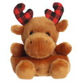 Palm Pals 5 Inch Clove the Plaid Moose Holiday Plush Toy