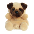 Palm Pals 5 Inch Frankie the Pug Plush Toy - Owl & Goose Gifts