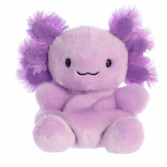 Palm Pals 5 Inch Xavier the Purple Axolotl Plush Toy