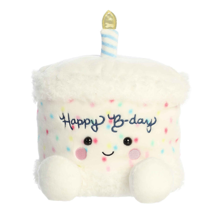 Palm Pals Party Sized 13 Inch Happy the B'Day Cake Plush Toy