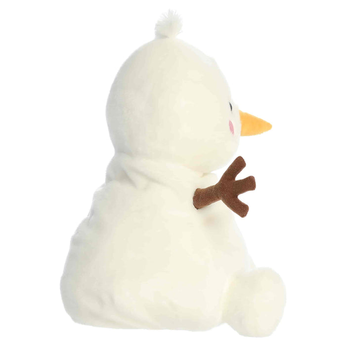 Palm Pals Party Sized 13 Inch Twig the Snowman Holiday Plush Toy