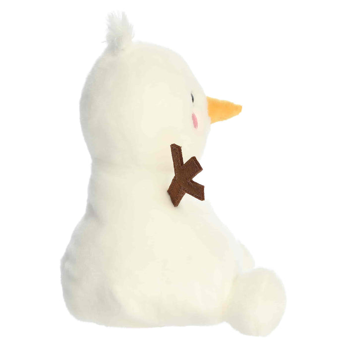 Palm Pals Party Sized 8 Inch Twig the Snowman Holiday Plush Toy