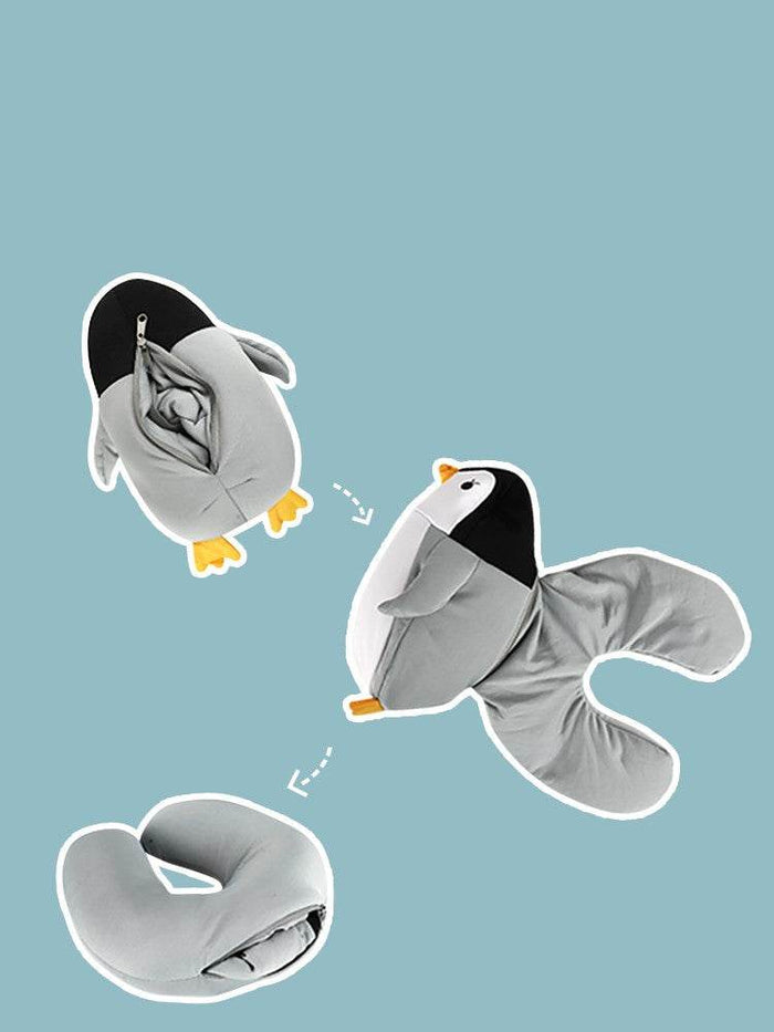 Penguin Travel Pillow Plush - Goodlifebean Stuffed Animals