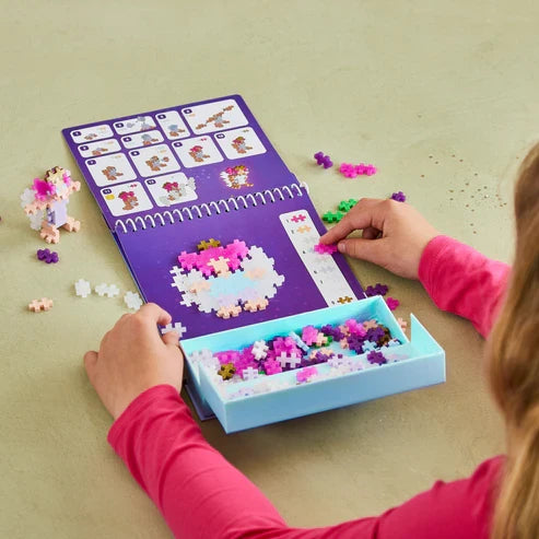 Plus Plus Puzzle By Number Activity Pad - Enchanted Forest - 125 Piece
