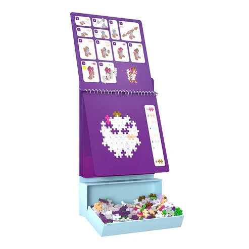 Plus Plus Puzzle By Number Activity Pad - Enchanted Forest - 125 Piece