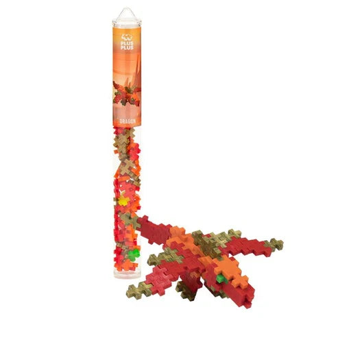 Plus Plus Tube Dragon - 70 Piece Building Set