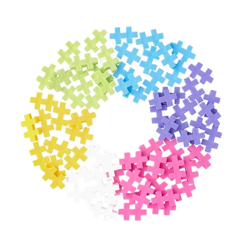 Plus Plus Tube Pastel Mix - 70 Piece Building Set