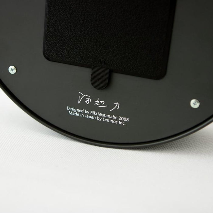Riki Steel Clock Black WR17-10 - tortoise general store