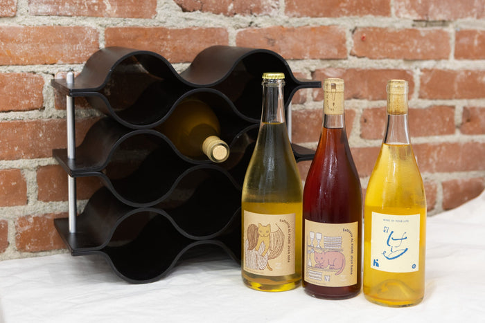 Saito Wood Wine Rack Black | Tortoise General Store