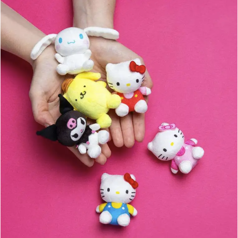 Sanrio Hello Kitty 3 Inch Micro Teenies Plush Toy - Hello Kitty in Blue Outfit