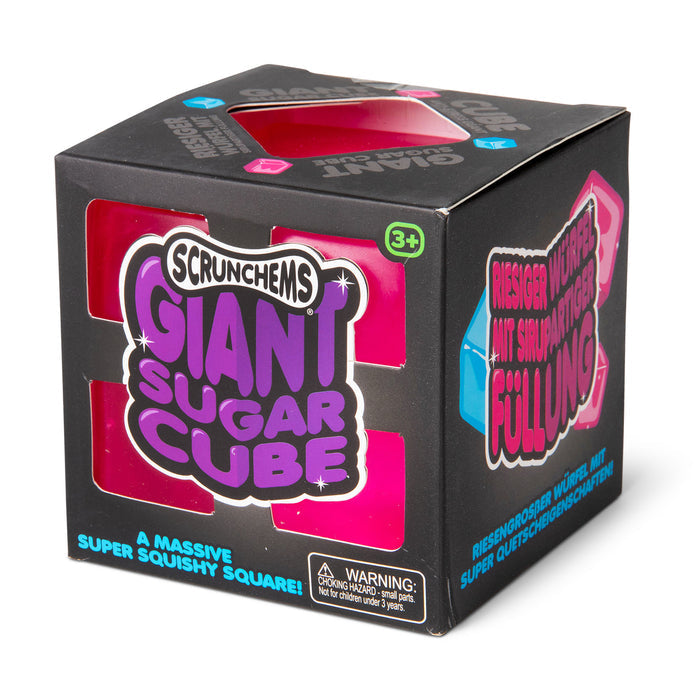 Scrunchems Giant Sugar Cube 3.5 Inch Squishy Sensory Toy - Assorted