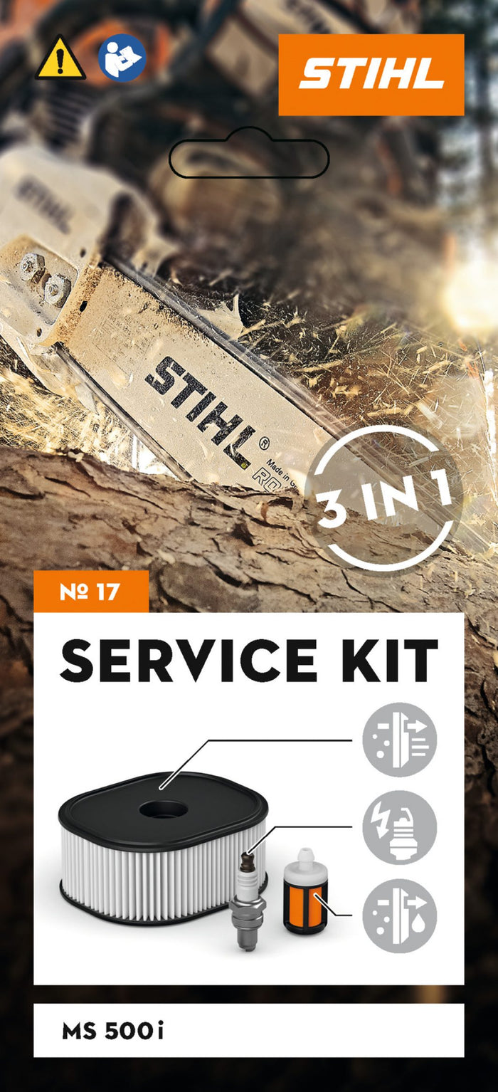 Kit service d'entretien STIHL N°17  pour tronçonneuse MS 500i