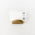 S/N Brass Card Holder (SN017) - tortoise general store