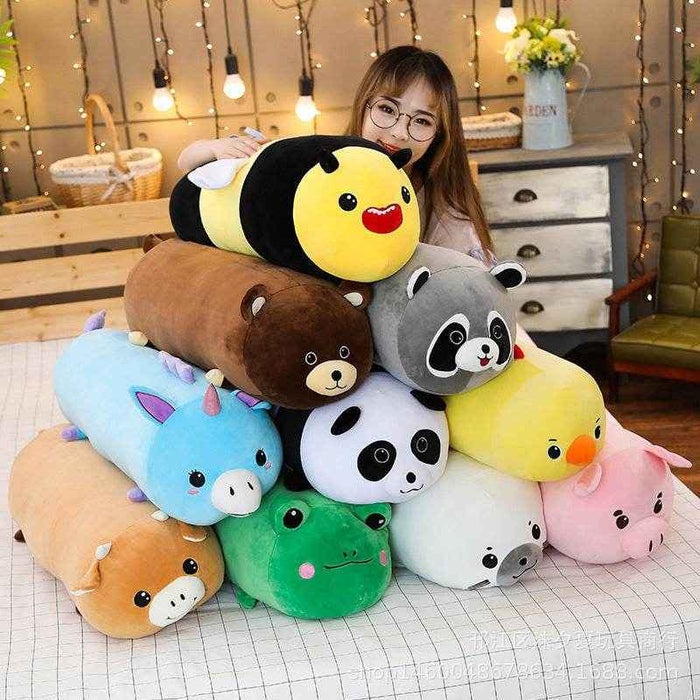 SnuggleLogs: Cute Fluffy Body Pillow Plushie - Goodlifebean Stuffed Animals