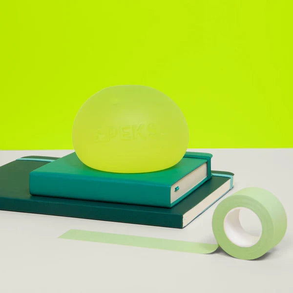 Speks Jumbo Gump Squish Ball Fidget Toy - Algae 4 Inch