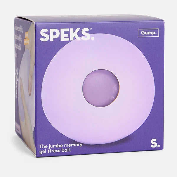 Speks Jumbo Gump Squish Ball Fidget Toy - Mist 4 Inch