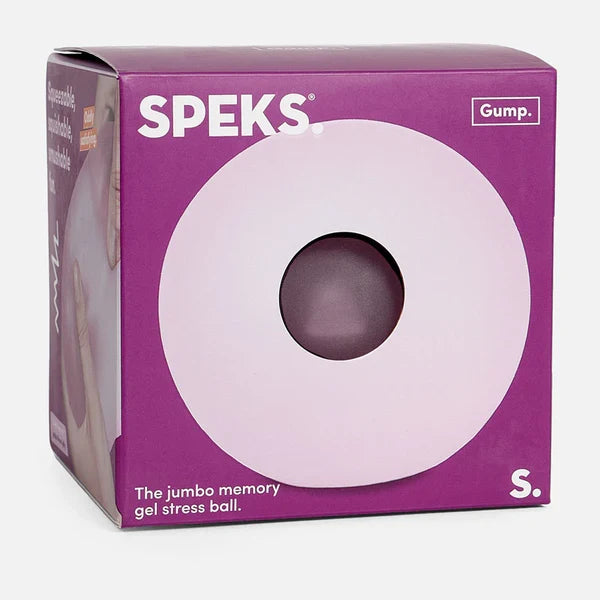 Speks Jumbo Gump Squish Ball Fidget Toy - Moon Jelly 4 Inch