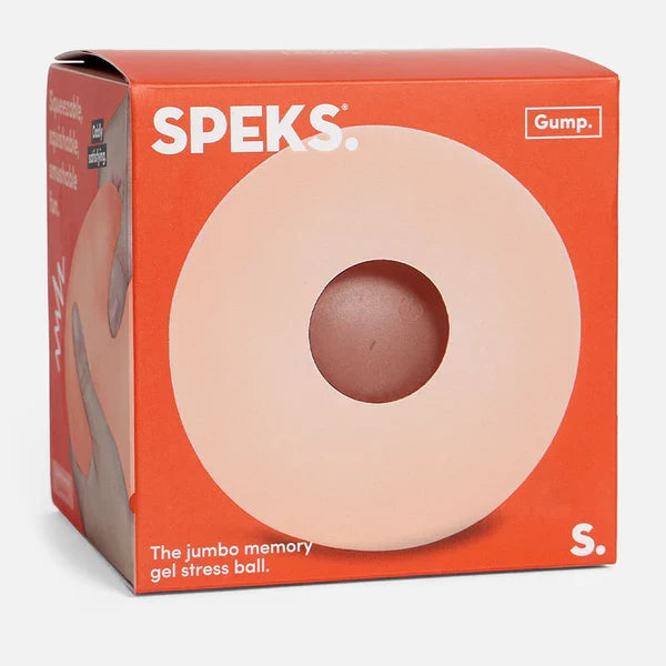 Speks Jumbo Gump Squish Ball Fidget Toy - Reef 4 Inch