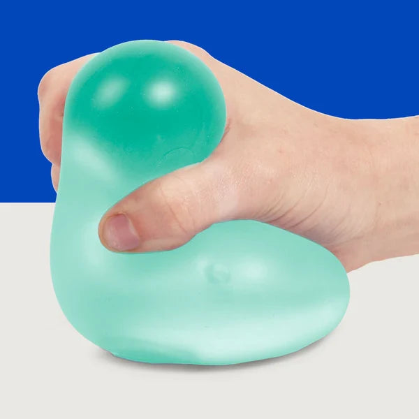 Speks Jumbo Gump Squish Ball Fidget Toy - Sea Glass 4 Inch