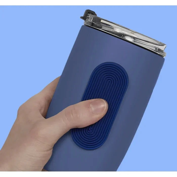 Speks Slabs Silicone Sensory Sticker - Groove Tab Dark Blue