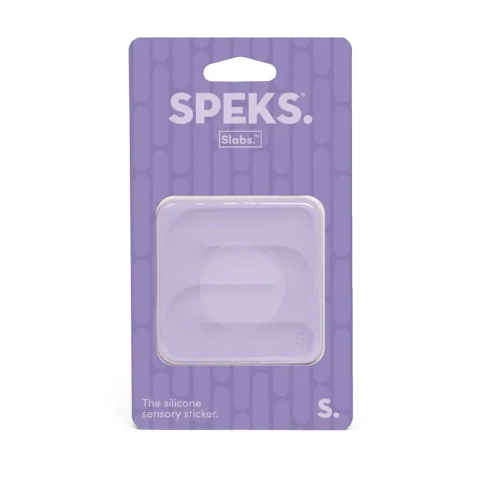 Speks Slabs Silicone Sensory Sticker - Path Square Purple