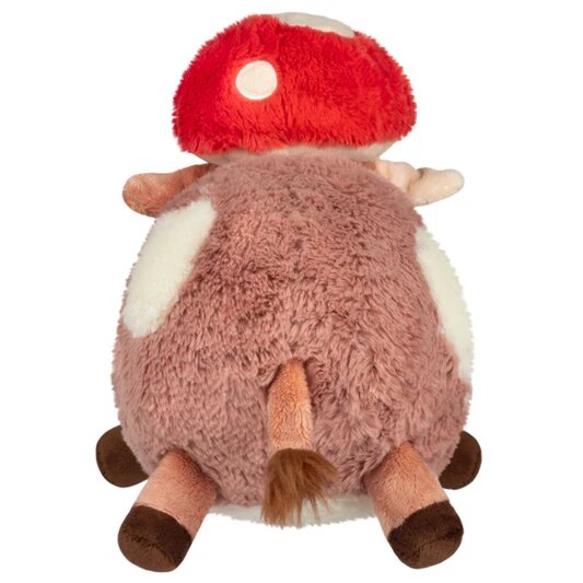 Squishable 12 Inch Mini Mushroom Cow Plush Toy