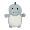 Squishmallow 10 Inch Justin the Gray Dinosuar Hug Mees Plush Toy