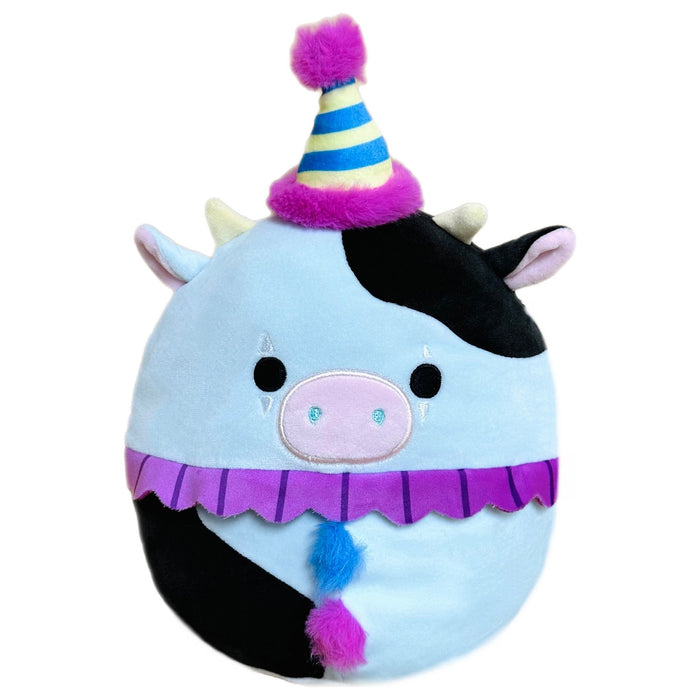 Squishmallow 12 Inch Cillian the Clown Cow Plush Toy