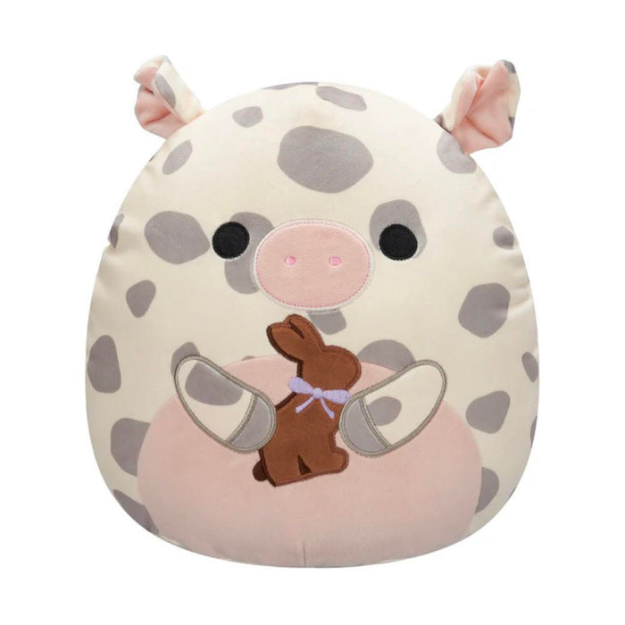 Squishmallow 8 Inch Rosie the Pig with Chocolate Bunny Easter Plush Toy - Owl & Goose Gifts
