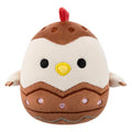 Squishmallow 5 Inch Todd the Chicken in Chocolate Egg Easter Plush Toy - Owl & Goose Gifts