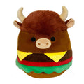 Squishmallow 8 Inch Dunkie the Bison Burger Plush Toy
