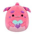 Squishmallow 8 Inch Mont the Monster with Heart Valentine Plush Toy *FINAL SALE*