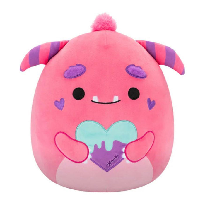 Squishmallow 8 Inch Mont the Monster with Heart Valentine Plush Toy *FINAL SALE*