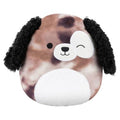 Squishmallow 8 Inch Zerdan the Brown Marbled Dog Plush Toy