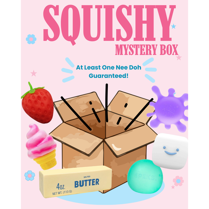 Squishy Mystery Box – 3 or More Items with Guaranteed NeeDoh