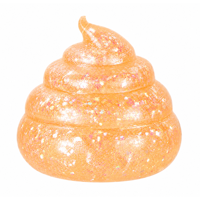 Sugar Gel Squishy 2.5 Inch Poop Swirl Maltose Filled Sensory Toy - Assorted