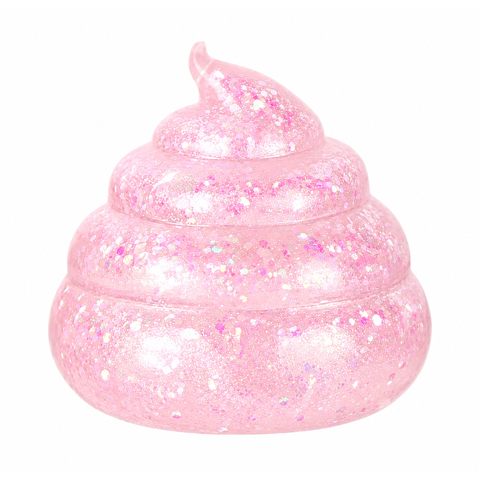 Sugar Gel Squishy 2.5 Inch Poop Swirl Maltose Filled Sensory Toy - Assorted
