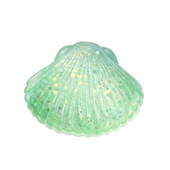 Sugar Gel Squishy 3.5 Inch Sea Shell Maltose Filled Sensory Toy - Assorted