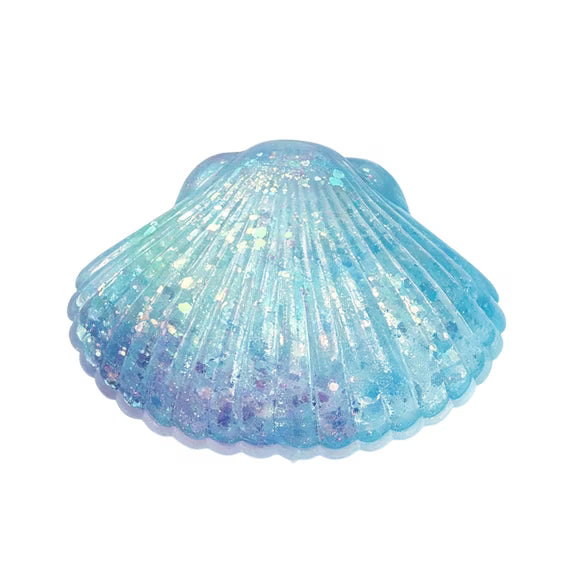 Sugar Gel Squishy 3.5 Inch Sea Shell Maltose Filled Sensory Toy - Assorted