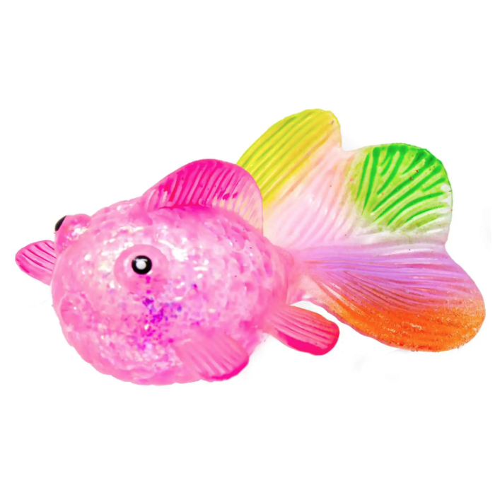 Sugar Gel Squishy 4 Inch Goldfish Maltose Filled Sensory Toy - Assorted
