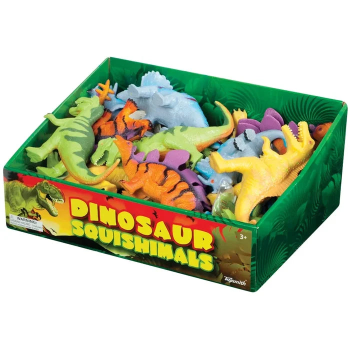 Toysmith Dinosaur Squishimals - Sensory Squish Fidget Toy